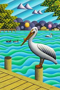White Pelican - Bruce Bodden