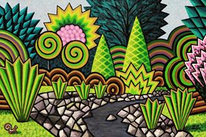 DANCING CRANES - YS Gallery - Paintings & Prints, Animals