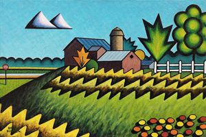 The Little Farm On The Grassy Hill - Bruce Bodden