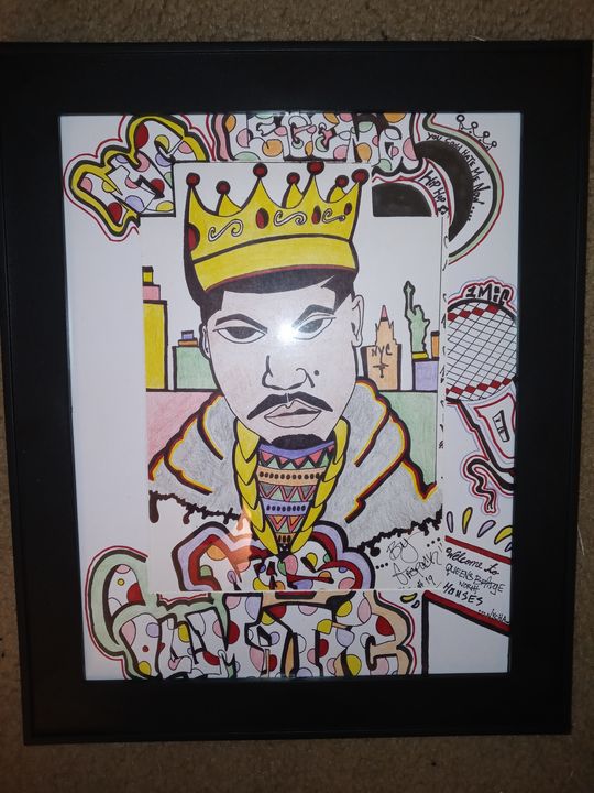 Hip hop rapper nas cartoon style - Custom artwork by gaspack11 ...