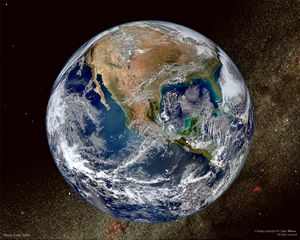 Mother Earth - Izzy - Digital Art, Astronomy & Space, Earth - ArtPal