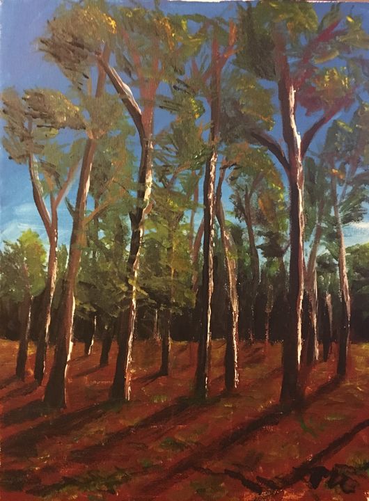 Wood through the trees - David Jackson