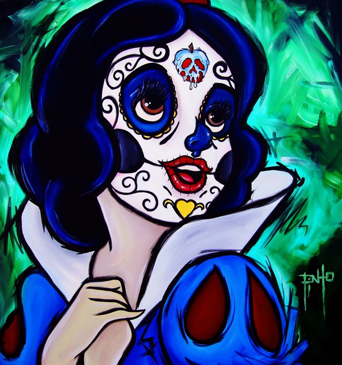 Day of the Dead Snow White - Art of Pinto