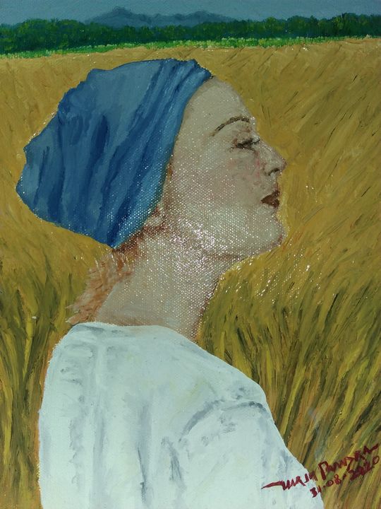 Ruth Oil Painting - Zairah Painting