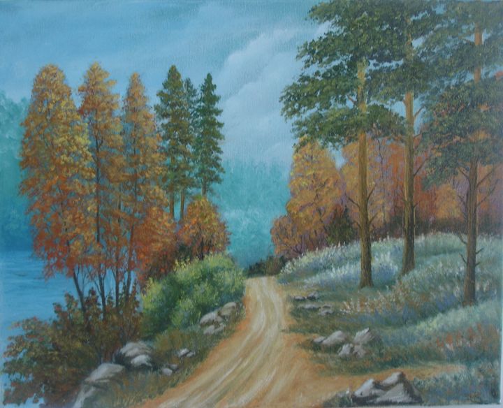 Autumn - Natalie's Art - Paintings & Prints, Landscapes & Nature, Forests,  Other Forests - ArtPal