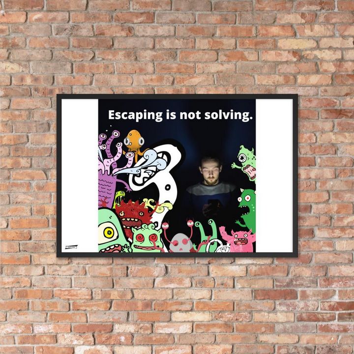 Escaping is not solving. - ABOUTDIFFERENCE