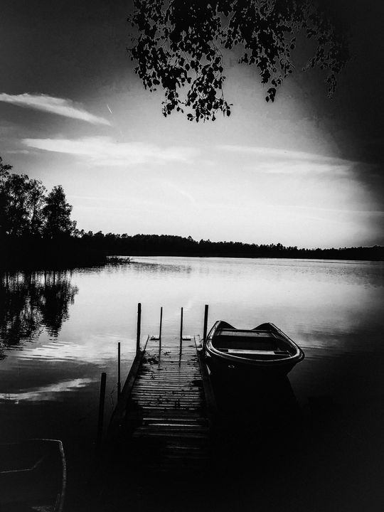 The lake in black and white - HenrikG Photography - Photography ...