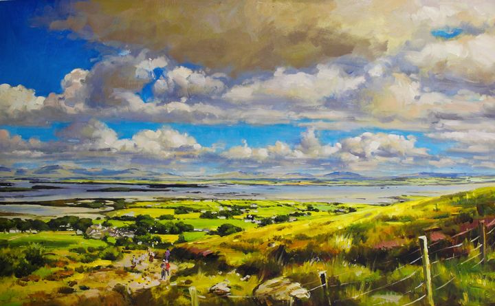 Clew Bay from The Reek - Conor McGuire Fine Artist