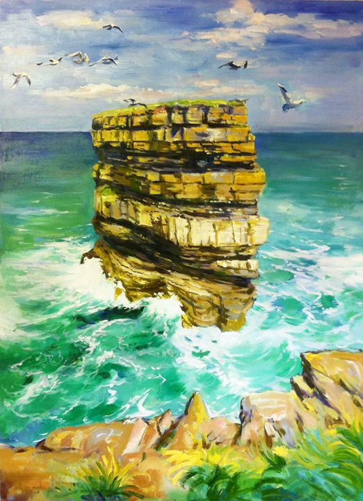 Downpatrick Head County Mayo - Conor McGuire Fine Artist