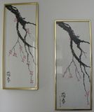 13"x19" Silk Branches Painting