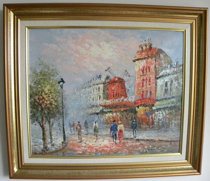 Moulin Rouge Oil by Canvas - Canary