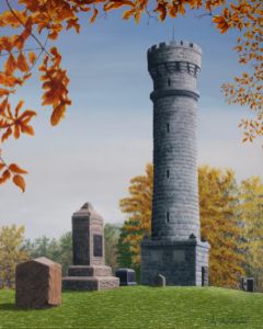 Wilder Brigade Monument in the Fall