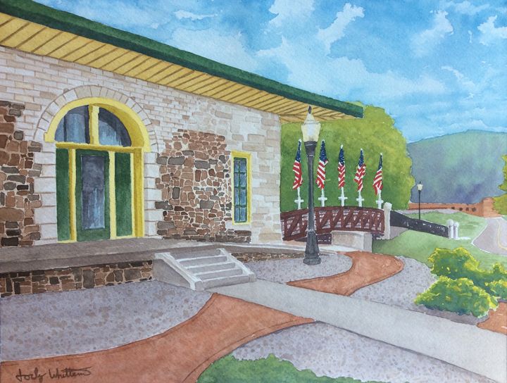 Ringgold Depot in the Spring - Jody Whittemore