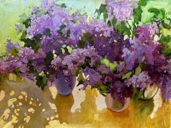 Scent of lilac - Marina Berezina - Paintings & Prints, Still Life ...