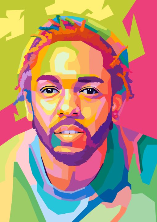 Kendrick lamar wpap pop art - MR.BEND - Paintings & Prints