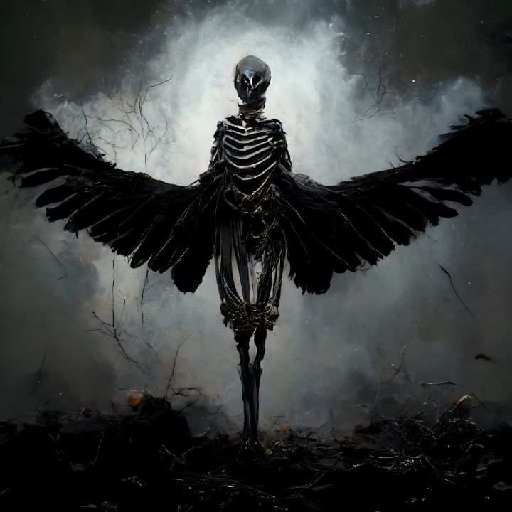 The Angel Of Death - Mizoku's Dark Arts - Digital Art, Fantasy