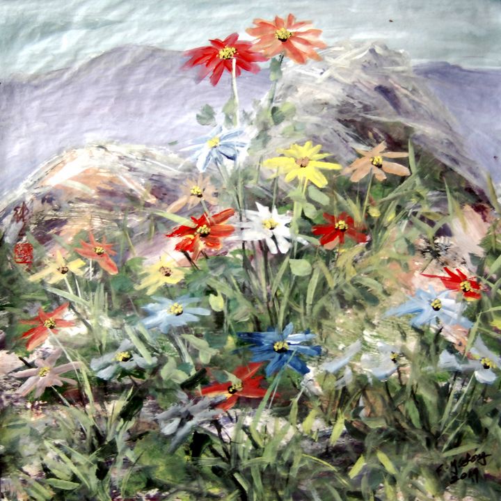 Mountain Flowers - Art of ChunYi Long