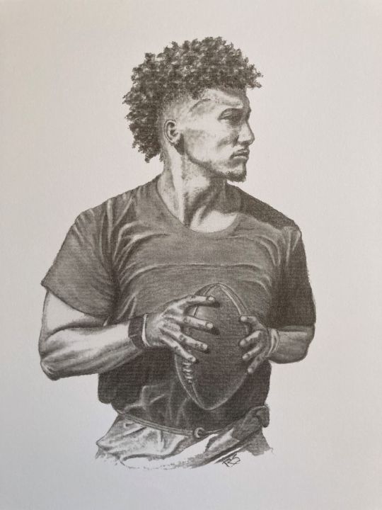 Tyreek Hill - Rick Schaff - Paintings & Prints, People & Figures, Sports  Figures, Football - ArtPal