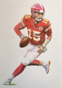 Patrick Mahomes II Sculpture