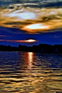 Meteor sunset