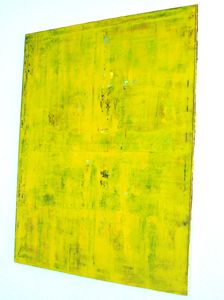Original Abstract Painting, Yellow