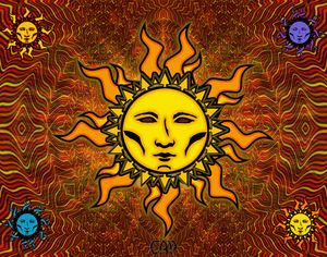 Sublime Sun II Tapestry