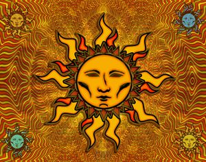 Sublime Sun I Tapestry