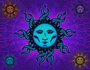 Sublime Moon I Tapestry