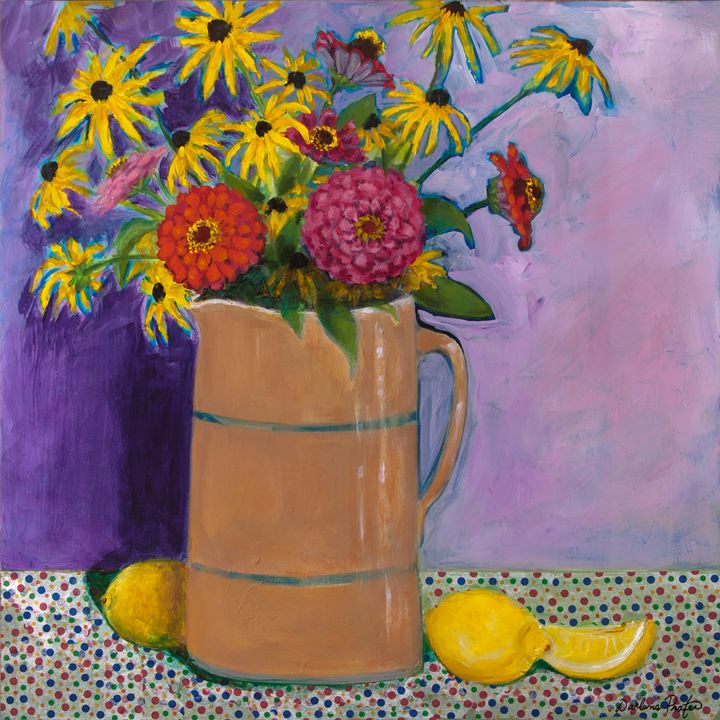SUMMERTIME BLISS - Darlene Copeland Prater Mixed Media Artist
