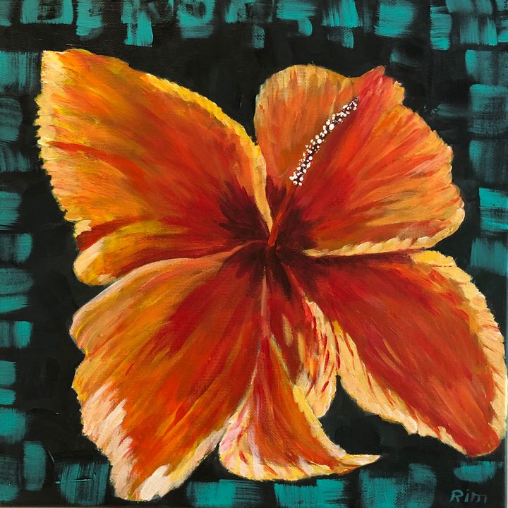 Hibiscus - Art Studio by Rimma - Paintings & Prints, Flowers, Plants ...