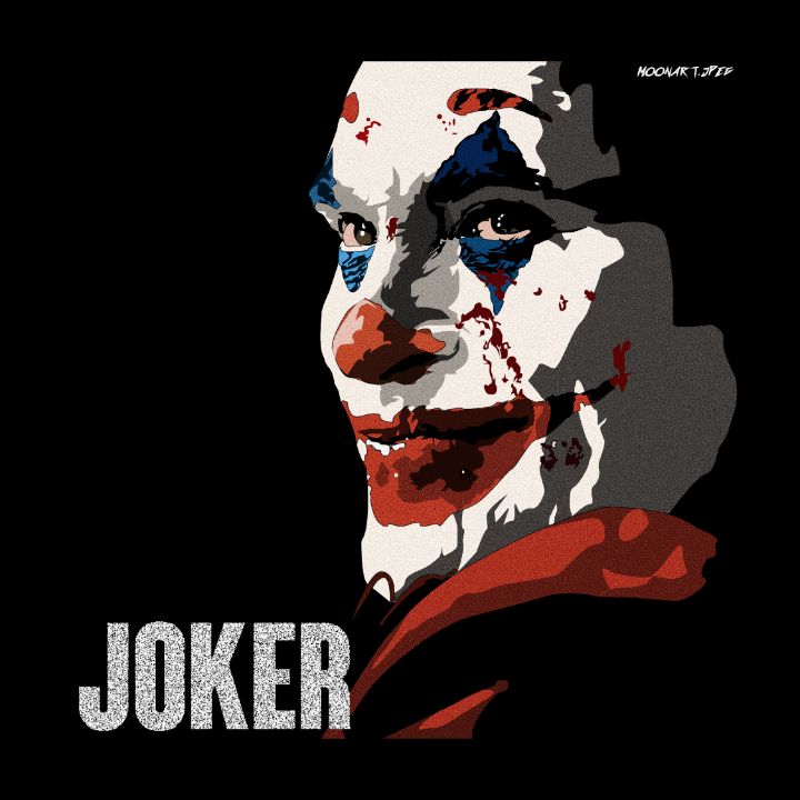 Joker - MOONART - Digital Art, Entertainment, Movies, Film-Noir - ArtPal