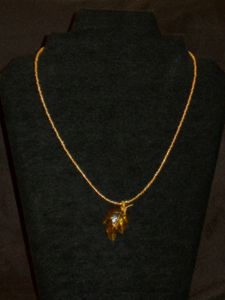 Beautiful Gold Seeds Beads Necklace