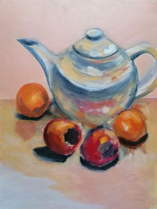 Teapot - Chantel Vassallo - Paintings & Prints, Food & Beverage, Coffee ...