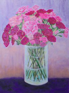 Pink carnation flowers