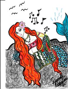 The Siren Head Curse CraftyArts - CraftyAndy - Drawings & Illustration,  Fantasy & Mythology, Mythology, Other Mythology - ArtPal