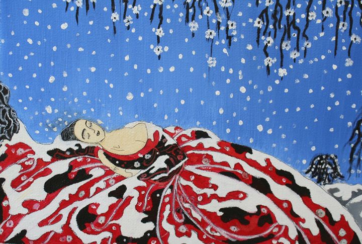 Sleeping women - Paintings by Kelsey Fiala