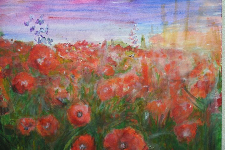 poppy - Paintings by Kelsey Fiala
