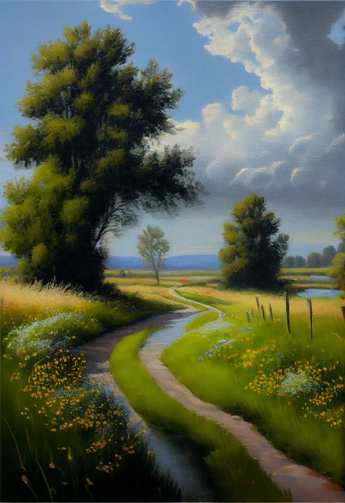 A Path Through the Trees - Random Arts For You - Paintings