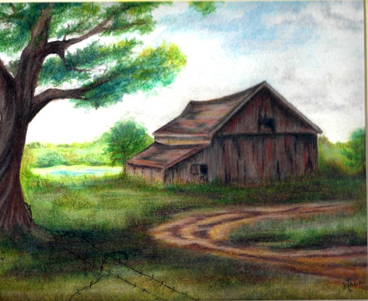 The Old Barn Dianne Tumey S Artworks Paintings Prints