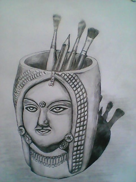 Doodle Art Drawing Depicting Indian Culture and Emotions - Etsy