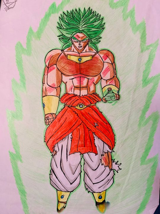 broly ssj drawings