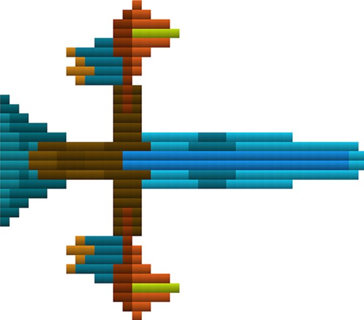 Pixel Ship - Axis Artistry