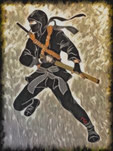 Ninja Preparing To Strike - Warrior Spirit Ninjas