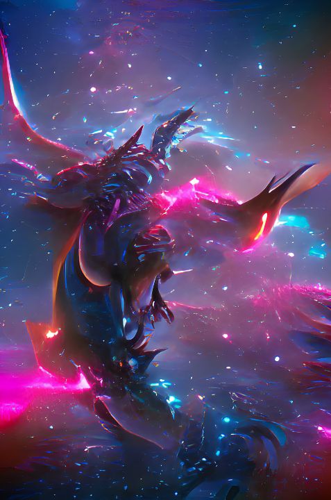 Nebulous Cosmic Dragon - Leonidas Artifice - Digital Art, Astronomy ...