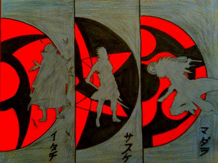 Naruto/Sasuke, Drawing by Great Alex