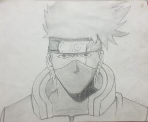 Naruto - Original drawing of Kakashi Hatake – Gallery Animation