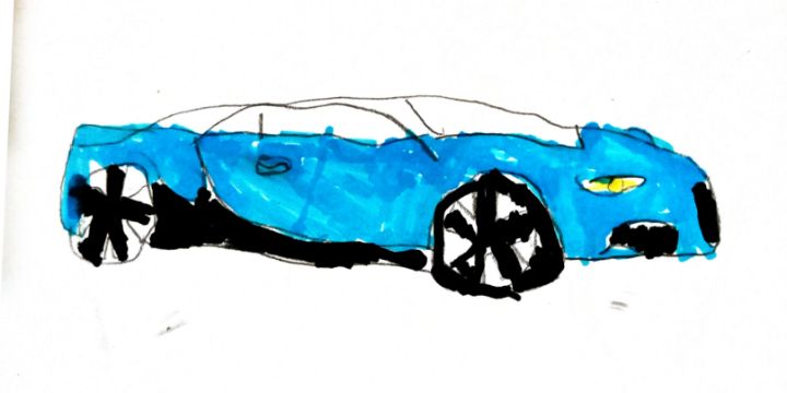 How to Draw a Bugatti Car - YouTube