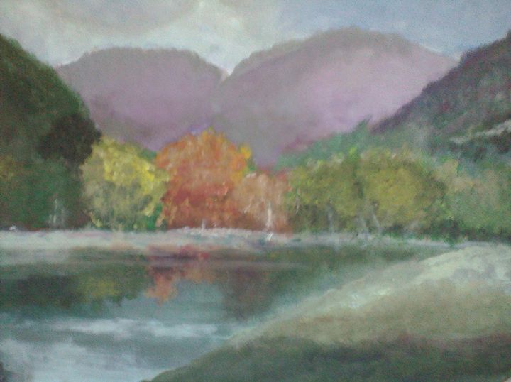 Lakeside Mountain - Asad Leo Nisar