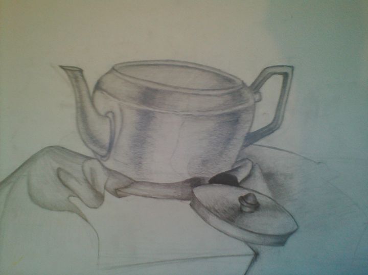 Tea Pot Still Life - Asad Leo Nisar