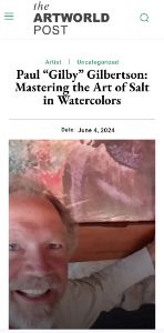 "Mastering the Art of Salt Page#1" - America's Favorite Watercolourist  "GILBY"